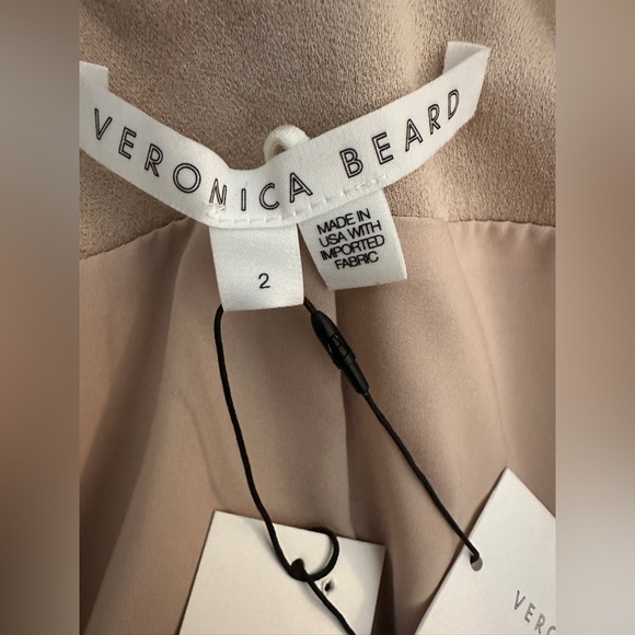 Veronica beard Size 2 Suit In Sand. Tomi Dickey Jacket And Robinne Pants NWT - Picture 8 of 15